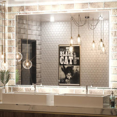 Reflect -  LED Backlit Frameless Bathroom Wall Mirror