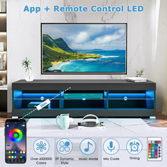 TV Stands with LED Lights 