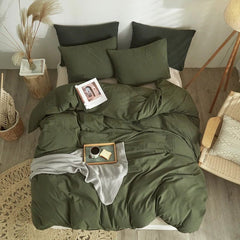 Washed Cotton Duvet Cover Set