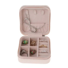 Portable Single Layer Mini Jewelry Box frendzys