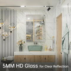 Reflect -  LED Backlit Frameless Bathroom Wall Mirror