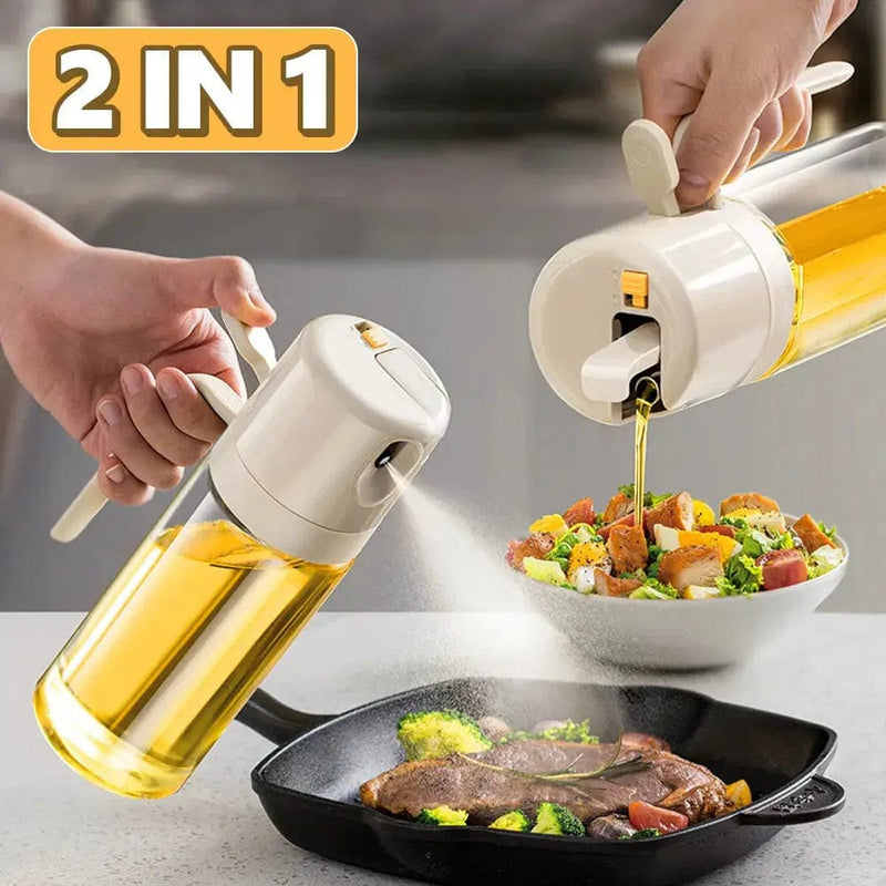 Oil Sprayer and Dispenser Cooking Bottle 2 in 1 frendzys