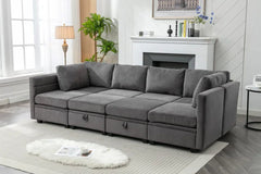 Toxi 8 - Piece Upholstered Sectional