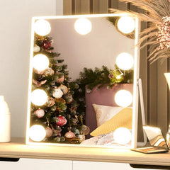 Tri-Colour Hollywood Makeup Mirror With Smart Touch Control