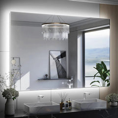 Reflect -  LED Backlit Frameless Bathroom Wall Mirror