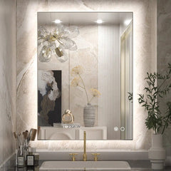 Reflect -  LED Backlit Frameless Bathroom Wall Mirror