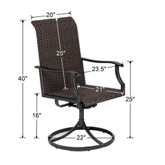 Krohn Round Outdoor Dining Set