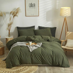 Washed Cotton Duvet Cover Set