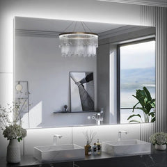 Reflect -  LED Backlit Frameless Bathroom Wall Mirror