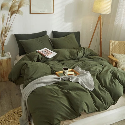 Washed Cotton Duvet Cover Set