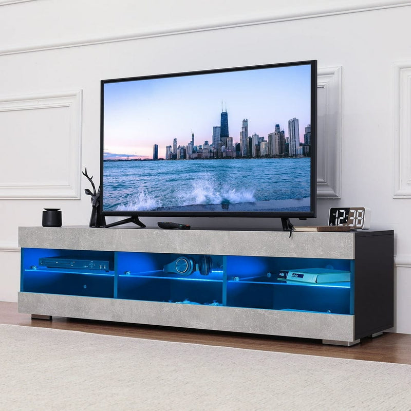 TV Stands with LED Lights 