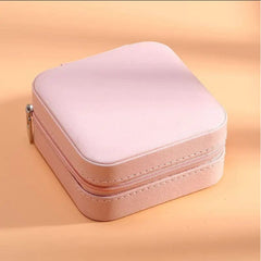 Portable Single-Layer Mini Jewelry Box frendzys