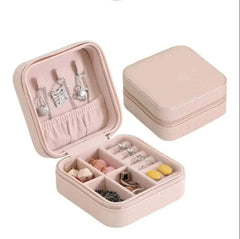 Portable Single Layer Mini Jewelry Box frendzys