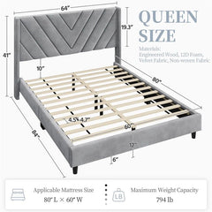 Permelia Wingback Bed