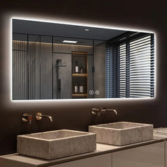 Avonte Rectangle LED Wall Mirror,