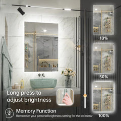 Reflect -  LED Backlit Frameless Bathroom Wall Mirror