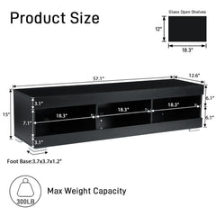 TV Stands with LED Lights 