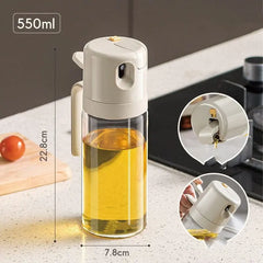 Oil Sprayer and Dispenser Cooking Bottle 2 in 1 frendzys