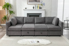 Toxi 8 - Piece Upholstered Sectional