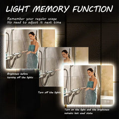 Avonte Rectangle LED Wall Mirror,