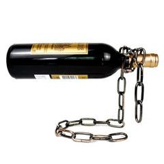 Magic Iron Chain Wine Bottle Holder Frendzys